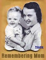 My dad carried this small picture of Mom and me during his service in the South Pacific. Glued to thin wood, it folded to protect to photo.
